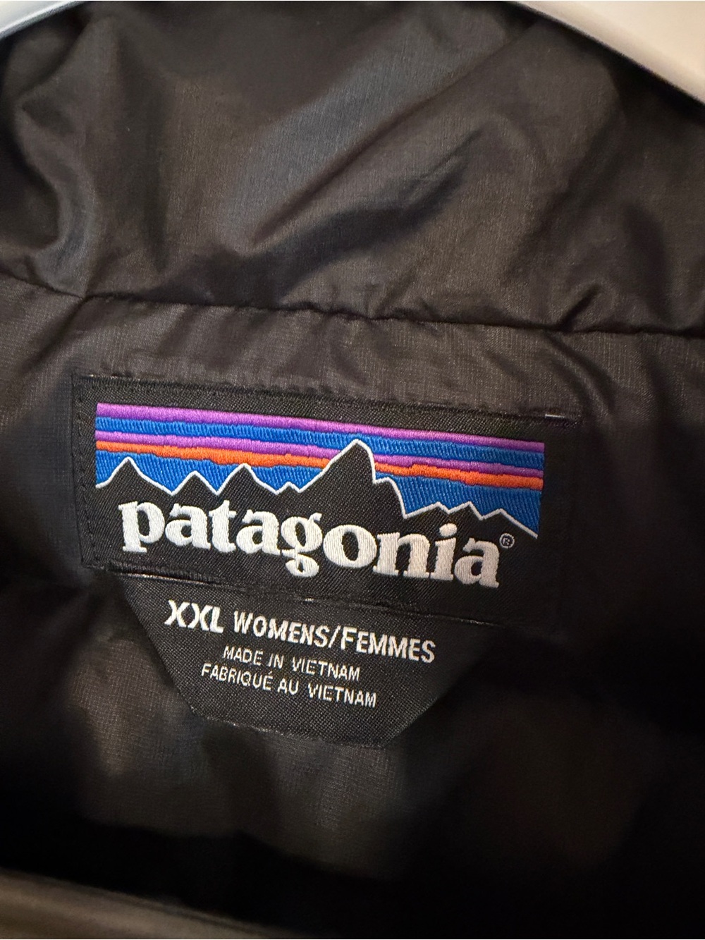 Patagonia Quilted Down Vest in Black - Picture 2 of 3